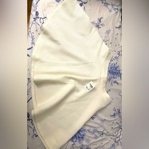 Flare thigh length (midi) skirt